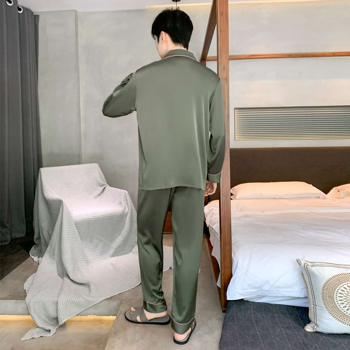 メンズパジャマ 至福の眠りを誘う紳士用上質寝間着