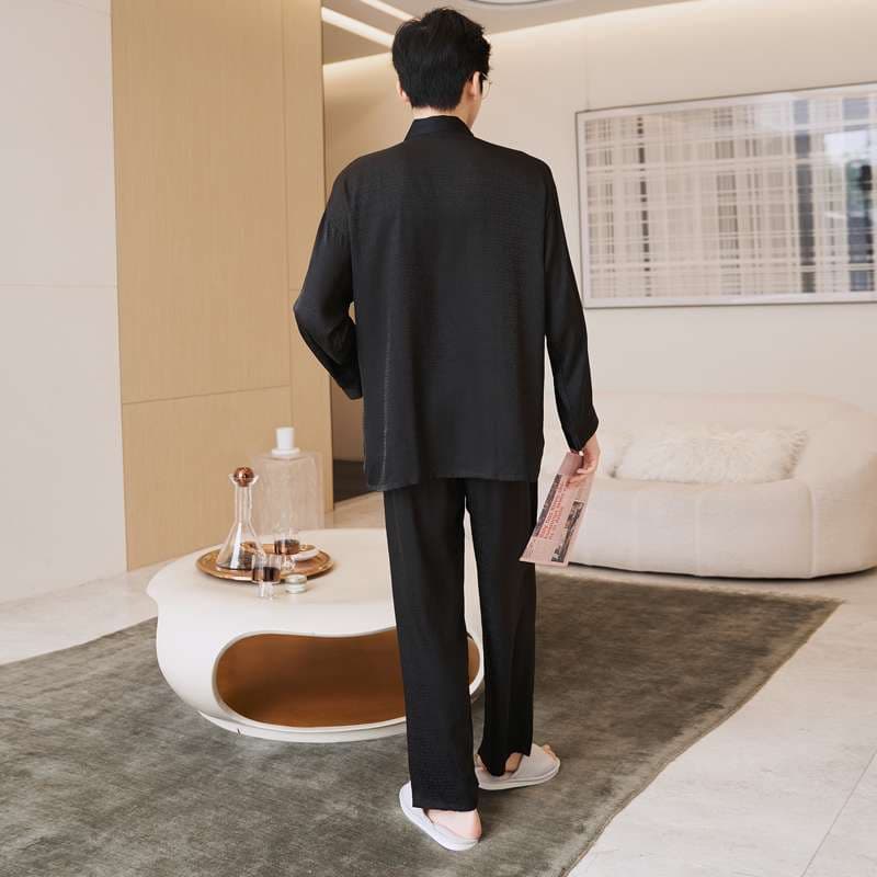 メンズパジャマ 上質なくつろぎシルクパジャマ