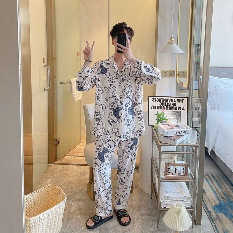メンズパジャマ もこもこクマさんパジャマ