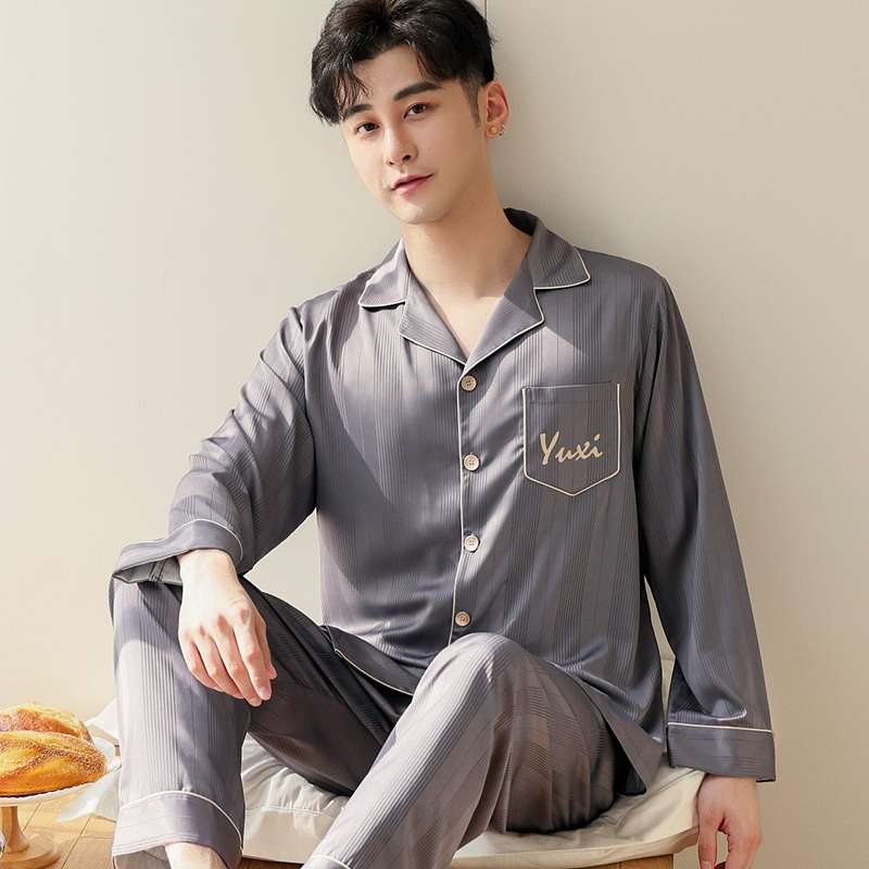 メンズパジャマ 優雅な夜の休息パジャマセット