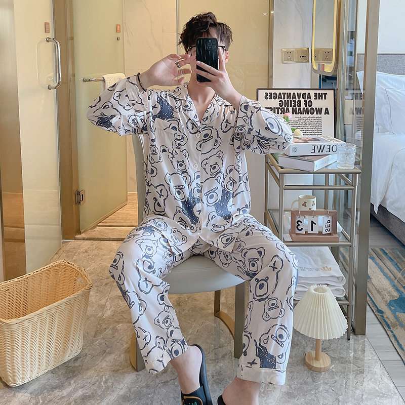 メンズパジャマ もこもこクマさんパジャマ