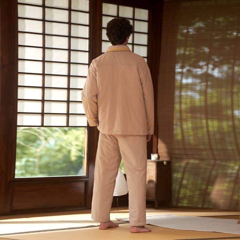 メンズパジャマ 涼やか麻のリラックスパジャマ