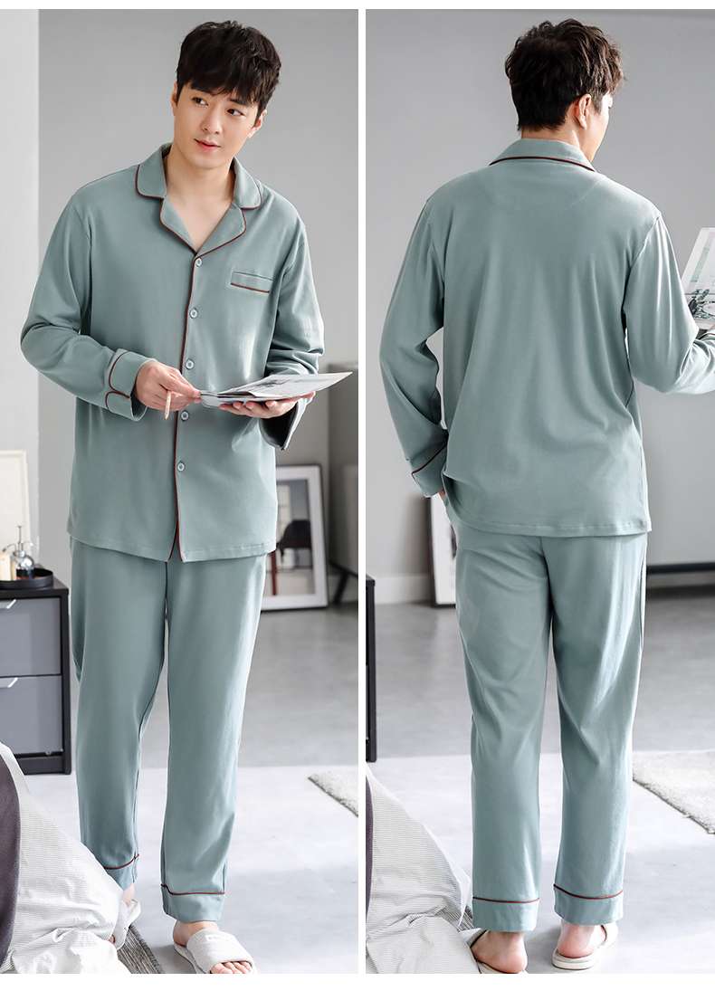 メンズパジャマ 上質シルエット 紳士用寝間着