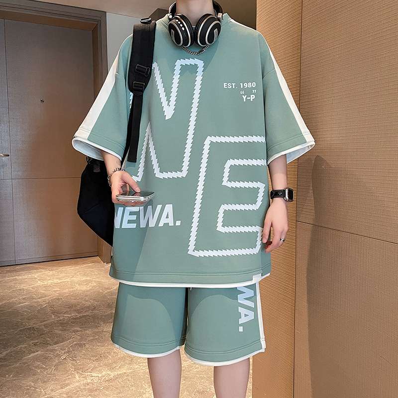 メンズパジャマ 涼やかな夏の半袖セットアップ